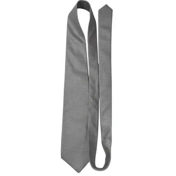 Yves Saint Laurent Rive Gauche Silver Tie, Mens - Picture 2 of 6
